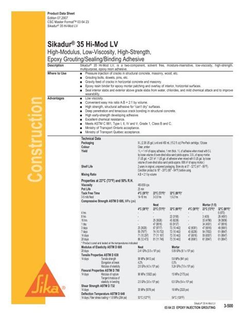 sikadur 35 product data sheet.